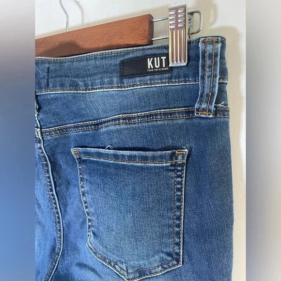 KUT FROM THE KLOTH resting connie ankle skinny jeans in dark stone wash Sz 8 013 - Picture 10 of 13